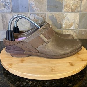 Patagonia Shoes Womens 9 Addie Clog Acorn Comfort Mule Clogs Brown Leather